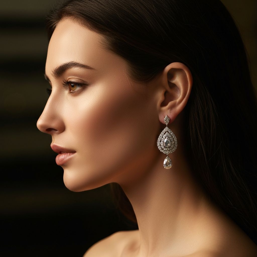 Celestial Drop Earrings view 2